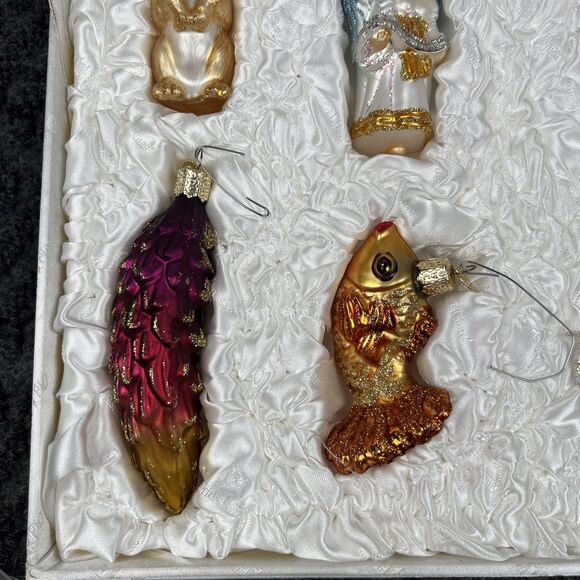 Old World Christmas Bride's Ornament Set of 12 Collection Wedding Gift Box - Picture 5 of 14